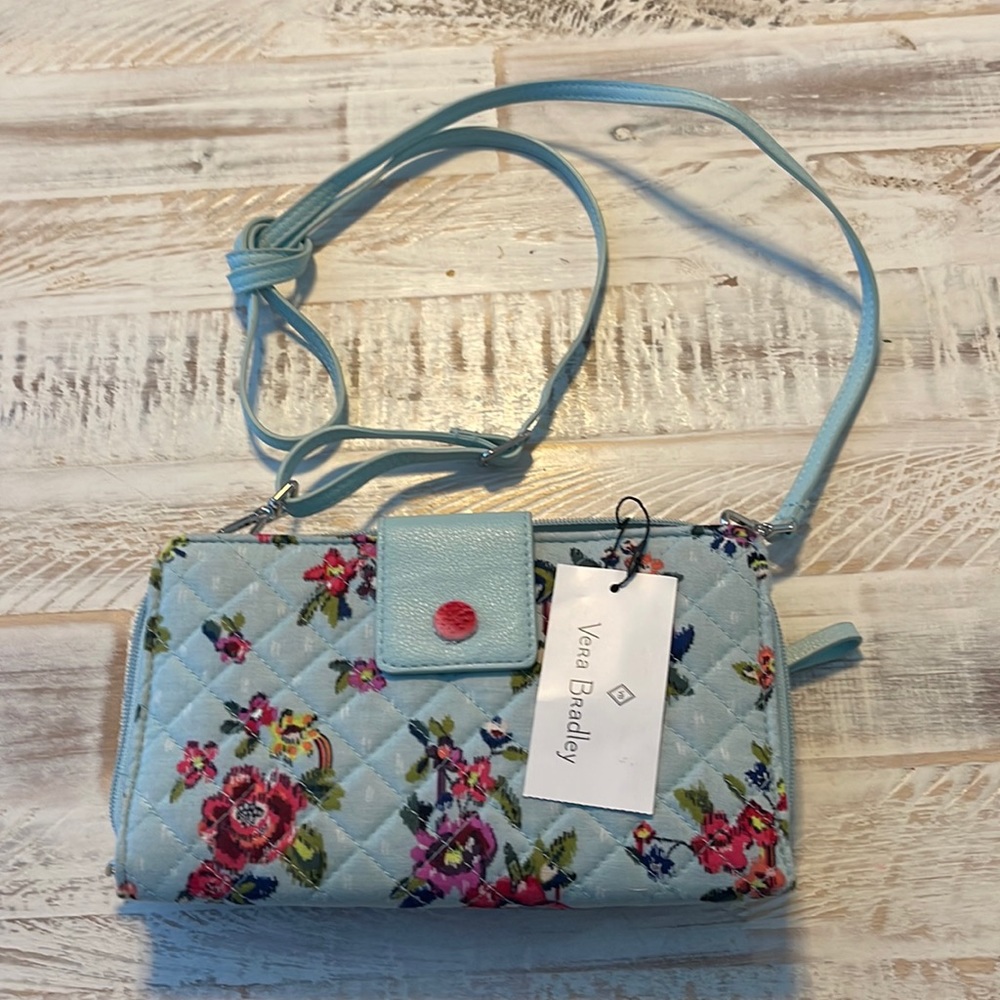 Vera Bradley crossbody w/ checkbook cover
